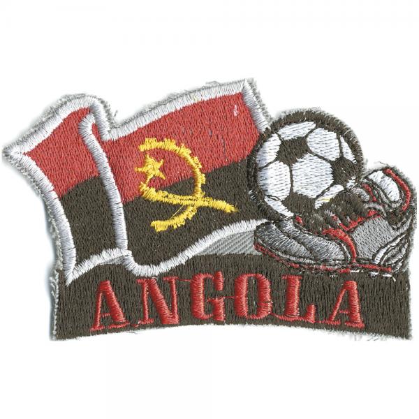 AUFNÄHER - Fußball - Angola - 77903 - Gr. ca. 8 x 5 cm - Patches Stick Applikation