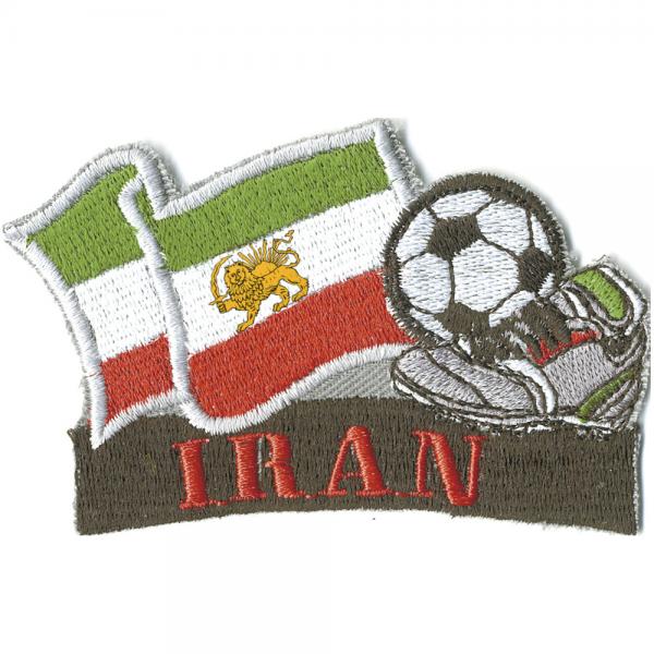 AUFNÄHER - Fußball - Iran - 77919 - Gr. ca. 8 x 5 cm - Patches Stick Applikation