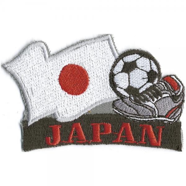 AUFNÄHER - Fußball - Japan - 77920 - Gr. ca. 8 x 5 cm - Patches Stick Applikation
