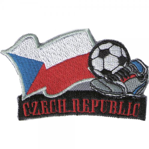 AUFNÄHER - Fußball - Tschechien - 77911 - Gr. ca. 8 x 5 cm - Patches Stick Applikation