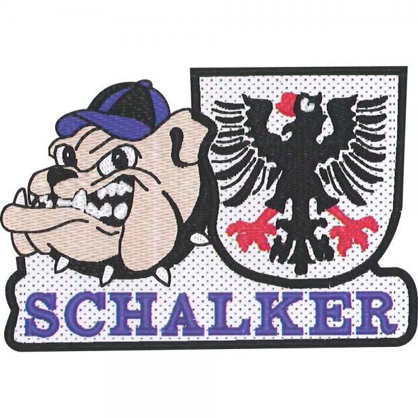 AUFNÄHER - Schalker - 00552 - Gr. ca. 9 x 6,5 cm - Patches Stick Applikation