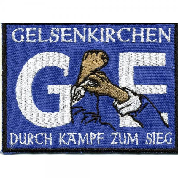 AUFNÄHER - Gelsenkirchen - 03222 - Gr. ca. 10,5 x 8 cm - Patches Stick Applikation
