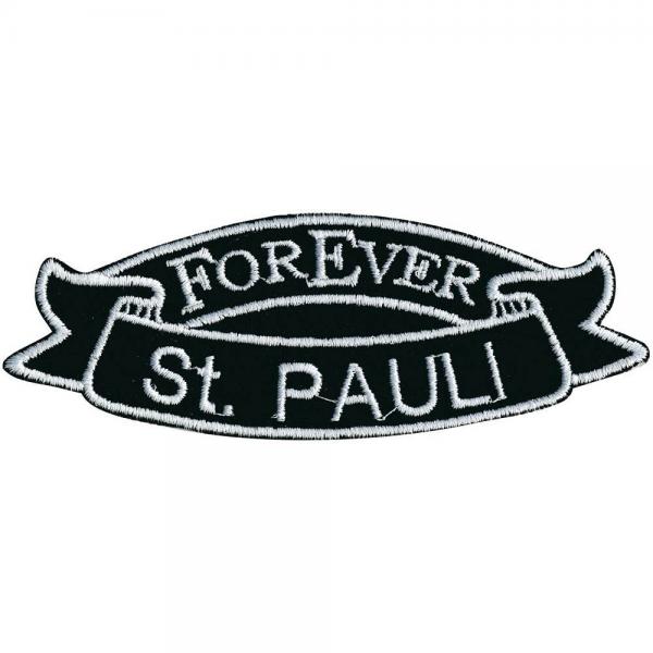 AUFNÄHER - St. Pauli forever - 00370 - Gr. ca. 12 x 4,5 cm - Patches Stick Applikation