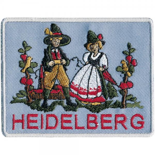 AUFNÄHER - Heidelberg - 00051 - Gr. ca. 10 x 7 cm  - Patches Stick Applikation