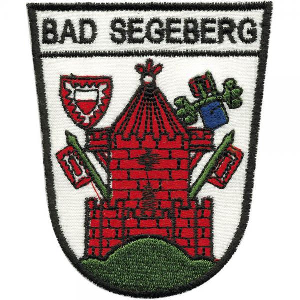 AUFNÄHER - Wappen - Bad Segeberg - 00434 - Gr. ca. 7,5 x 9,5 cm - Patches Stick Applikation