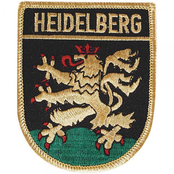 AUFNÄHER - HEIDELBERG - Gr. ca. 6,5cm x 8cm (04008) Stadtwappen Landeswappen Region