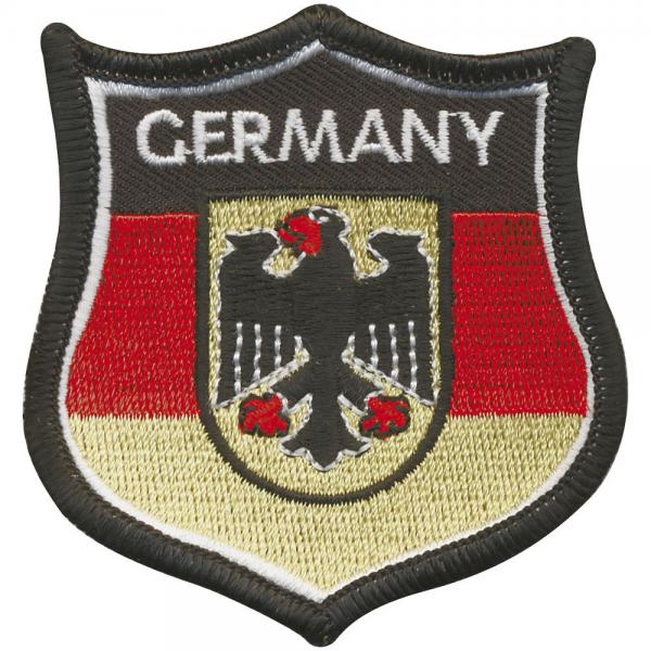 AUFNÄHER - Germany Wappen - 04609 - Gr. ca. 7 x 7,56 cm