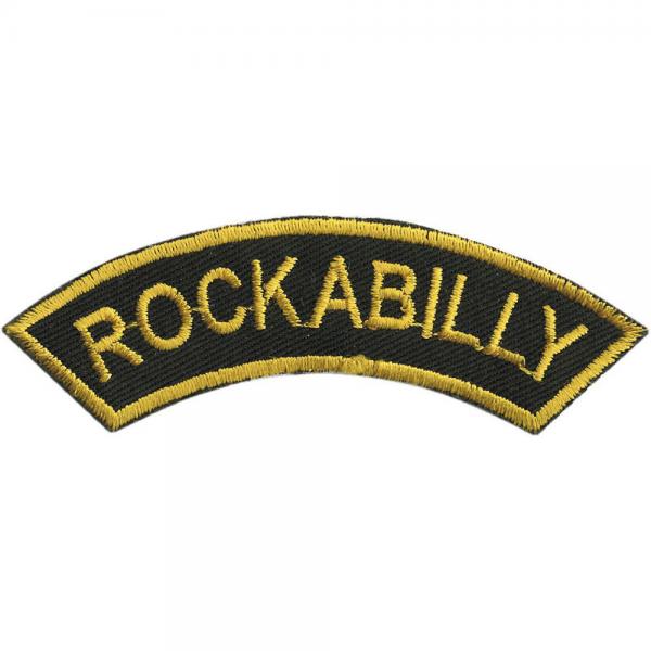 Aufnäher - Rockabilly - 06075 - Gr. ca. 10,5 x 4,5 cm - Patches Stick Applikation