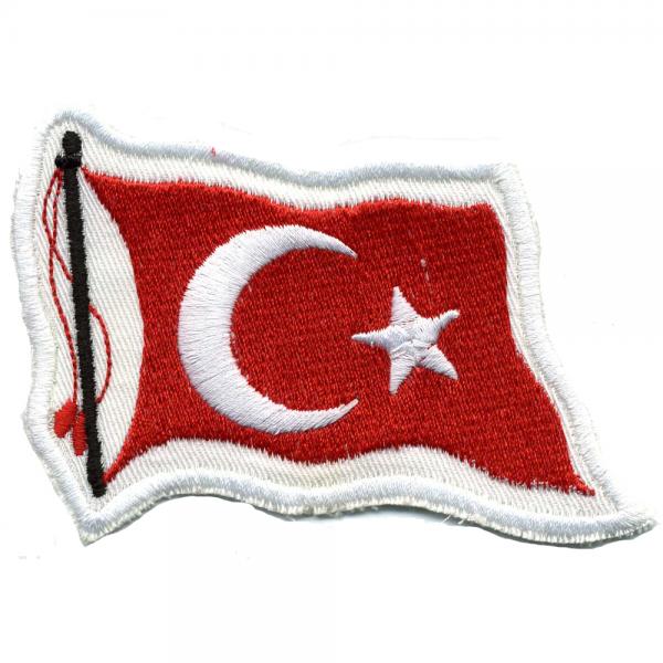 Aufnäher - Türkei - Fahne - 04392 - Gr. ca. 9 x 6,5 cm