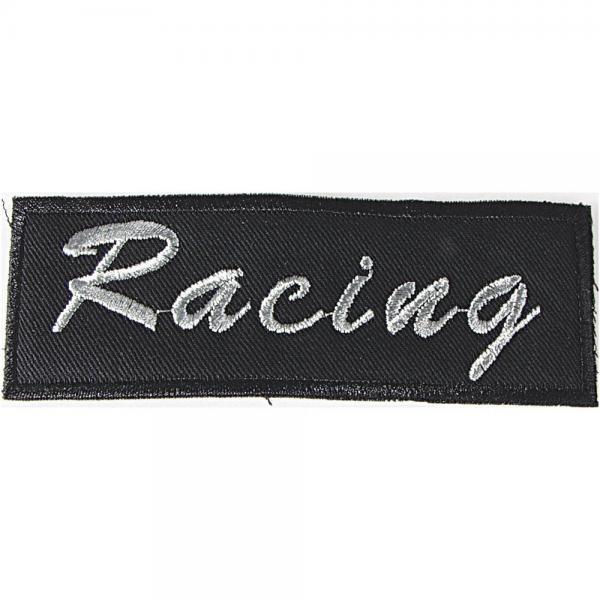 Aufnäher - Racing - 04678 - Gr. ca. 11,5 x 4cm - Patches Stick Applikation
