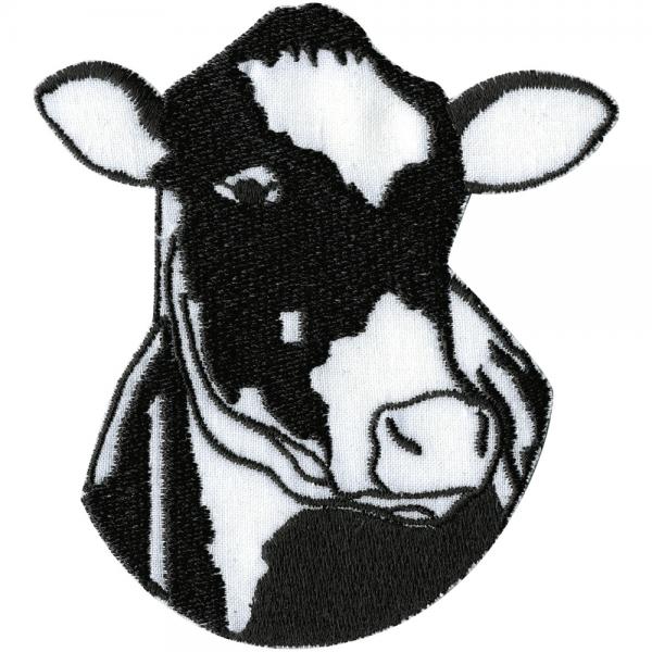Aufnäher - Kuh Rind Ochse -  00950 - Gr. ca. 7cm x 7cm