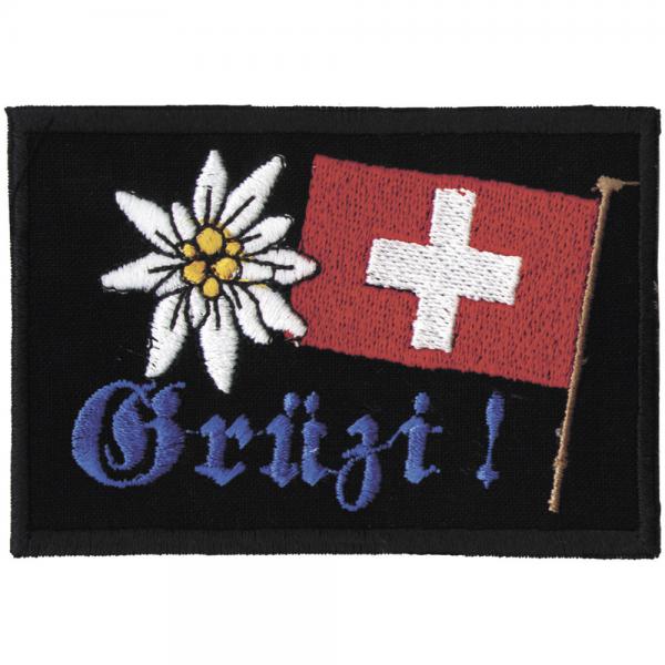 AUFNÄHER - Schweiz - 03274 - Gr. ca. 8.5 x 6 cm - Patches Stick Applikation