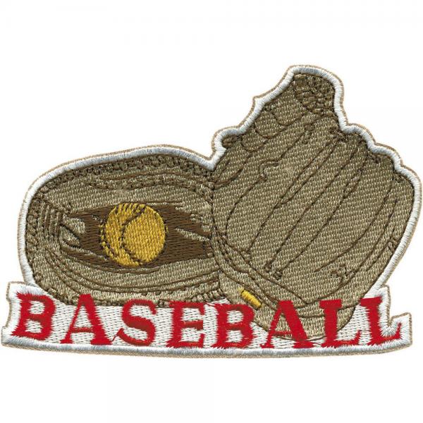 Aufnäher - Baseball - 04492 - Gr. ca. 11 x 7,5 cm - Patches Stick Applikation
