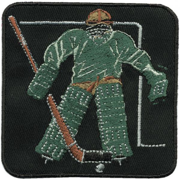 AUFNÄHER "Eishockey" NEU Gr. ca. 7,5cm x 7,5cm (04656) Stick Patches Applikation