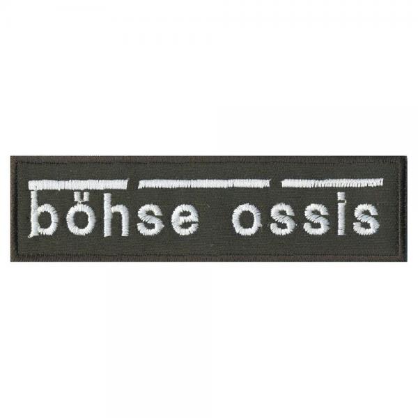 Aufnäher - böhse ossis - 04707 - Gr. ca. 12 x 3 cm - Patches Stick Applikation