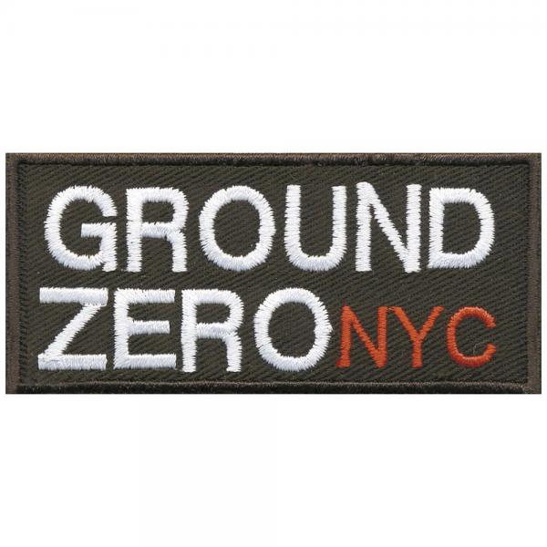 AUFNÄHER - Ground Zero NYC - 00836 - Gr. ca. 8,5 x 4 cm - Patches Stick Applikation