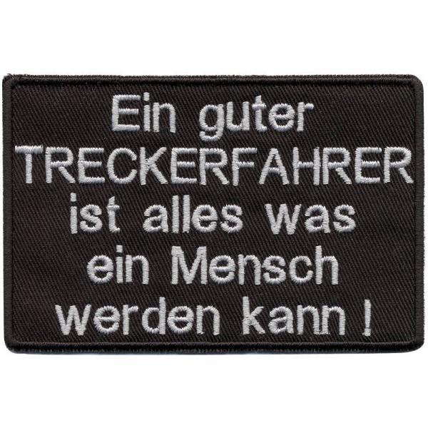 Aufnäher - Ein guter Treckerfahrer... - 01001 - Gr. ca. 8,5 x 5 cm - Patches Stick Applikation