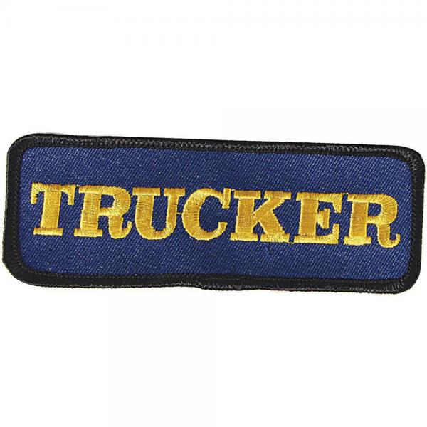 Aufnäher - Trucker - 04290 - Gr. ca. 11 x 3 cm - Patches Stick Applikation