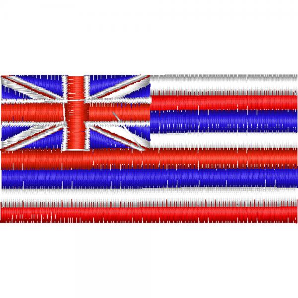 AUFNÄHER - USA - Hawaii - 05541 - Gr. ca. 8 x 5 cm - Patches Stick Applikation