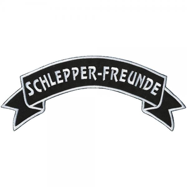 Rückenaufnäher - Schlepper-Freunde - 07307 - Gr. ca. 28 x 7 cm - Patches Stick Applikation