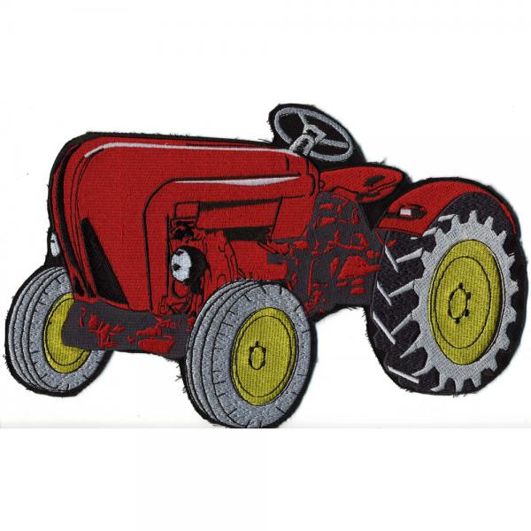 Rückenaufnäher - Traktor - 07452 - Gr. ca. 27,5 x 17,5 cm - Patches Stick Applikation