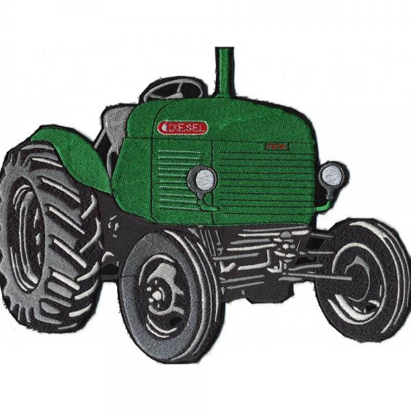 Rückenaufnäher - Traktor - 07458 - Gr. ca. 27 x 21 cm - Patches Stick Applikation
