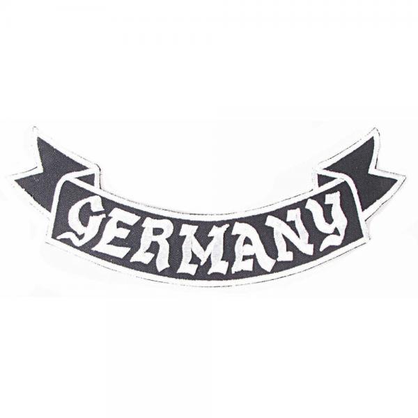 Rückenaufnäher - Germany - 08510 - Gr. ca. 28 x 7 cm - Patches Stick Applikation