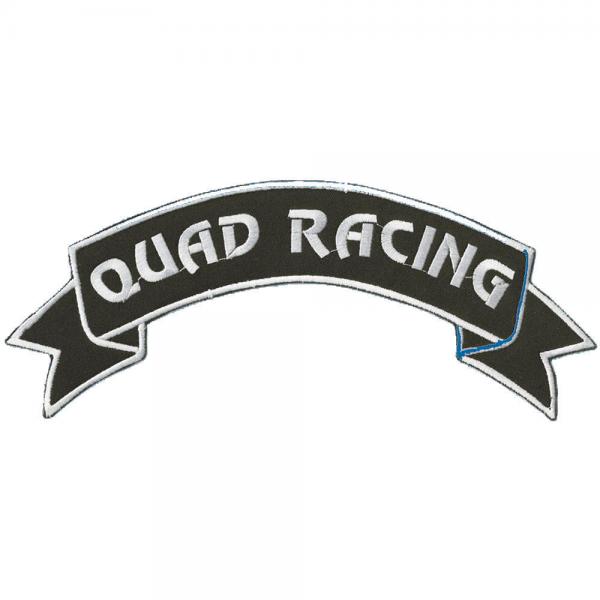 Rückenaufnäher - Quad Racing - 88642 - Gr. ca. 28 x 7 cm - Patches Stick Applikation