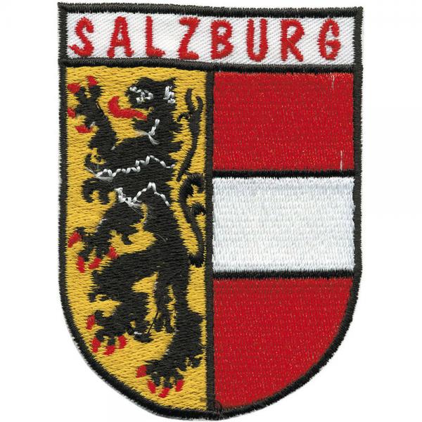 AUFNÄHER - Wappen - SALZBURG - 00468 - Gr. ca. 6 x 8 cm - Patches Stick Applikation