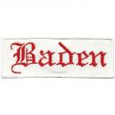 AUFNÄHER - Baden - 00485 - Gr. ca. 8 x 2,5cm Stick Patches Applikation Abzeichen Emblem