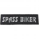 AUFNÄHER - Spass Biker - 04046 - Gr. ca. 11 x 3 cm - Patches Stick Applikation