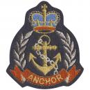 Aufnäher - Anchor - 04545 - Gr. ca. 7 x 8 cm - Patches Stick Applikation