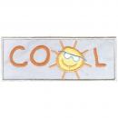 AUFNÄHER PATCHES - Cool - 00900 - Gr. ca 10cm x 4cm Applikation Stick Aufbügler